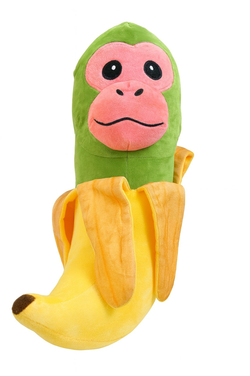 Plus Bananini Chimpanzini 20 cm , maimutica amuzanta in banana, jucarie virala