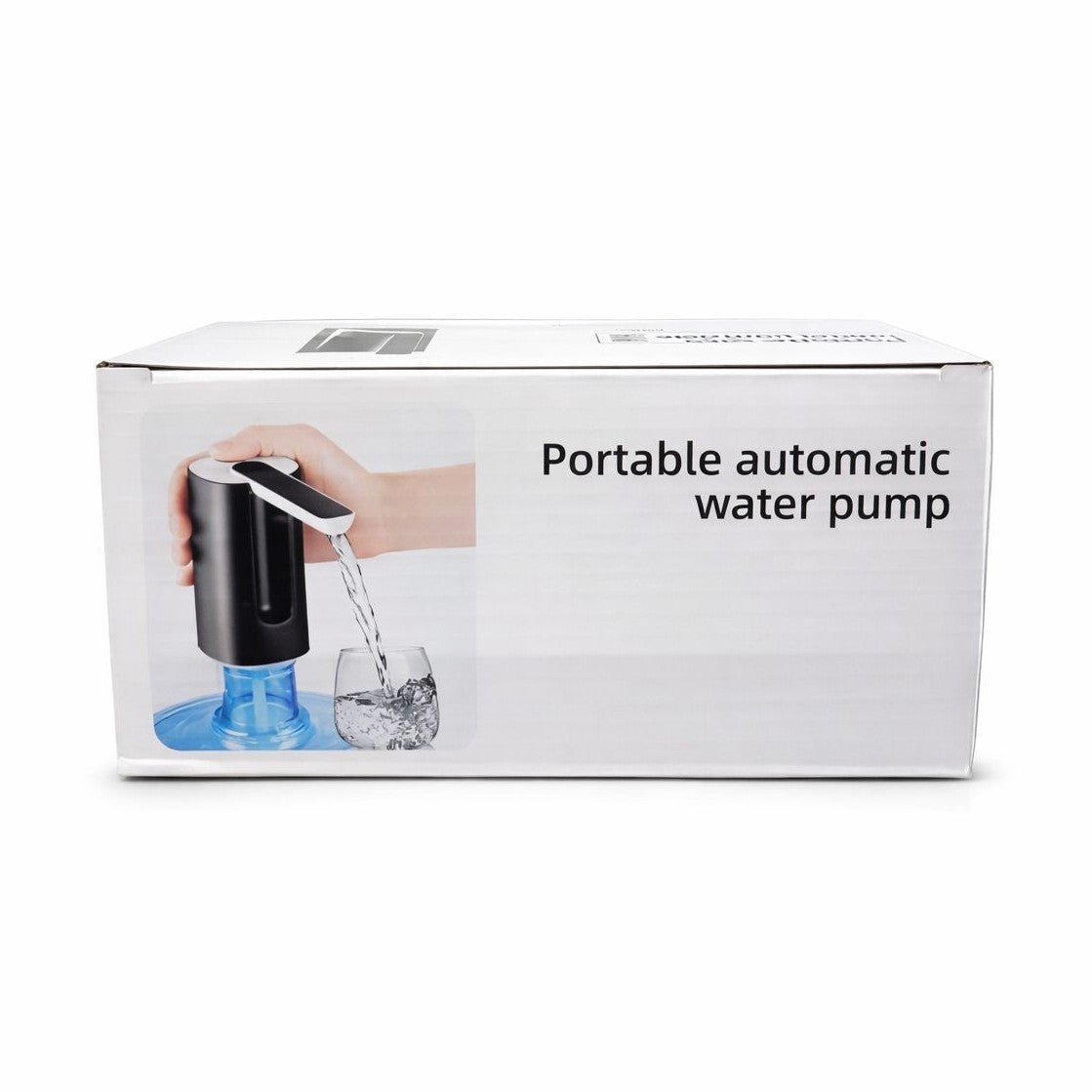 Pompa automată pentru dozare apă, dispenser electric portabil pentru bidoane de apă, negru