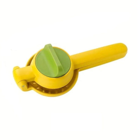 Presă Citrice Duală din Plastic, Ușor de Folosit, Culoare Galben și Verde