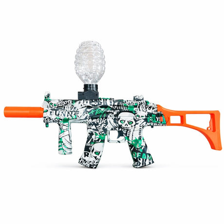 Pusca electrica- crystal bullet si efect luminos, model camuflaj