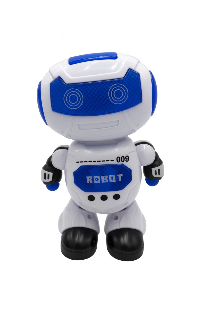 Robot Dansator 22x14 cm , Lumini, Sunete, Miscare, Functioneaza pe Baterii