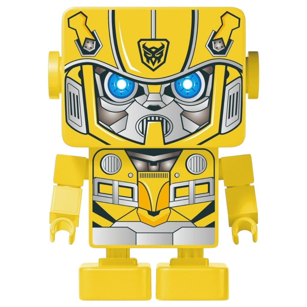 Robot erou dansator cu lumini și sunete, din plastic, 11.5x16x8 cm