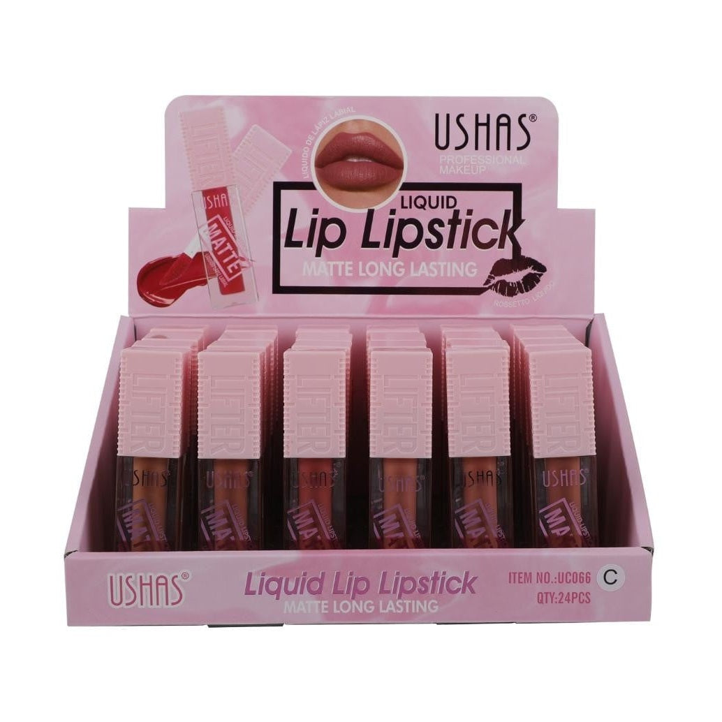 Ruj Lichid Mat USHAS Long-Lasting 4.7g , Culoare Intensa si Rezistenta Indelungata