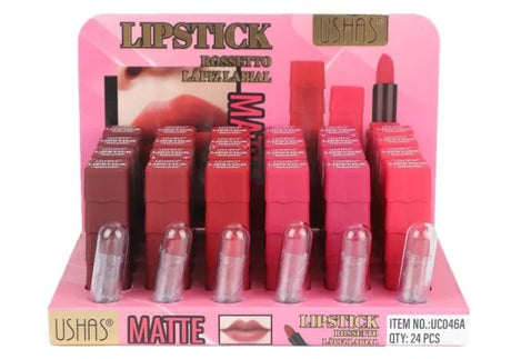 Ruj Matte USHAS Rossetto 3.8g , Culoare Intense si Finisaj Mat de Lunga Durata