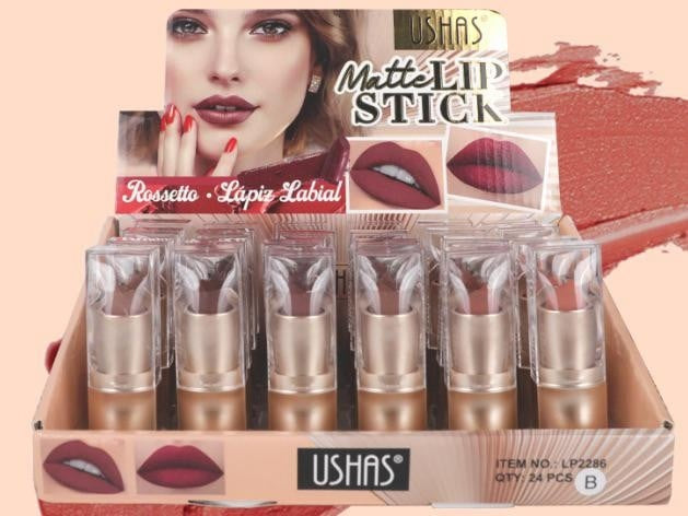 Ruj Matte USHAS Rossetto 3.8g , Culoare Intense si Finisaj Mat de Lunga Durata