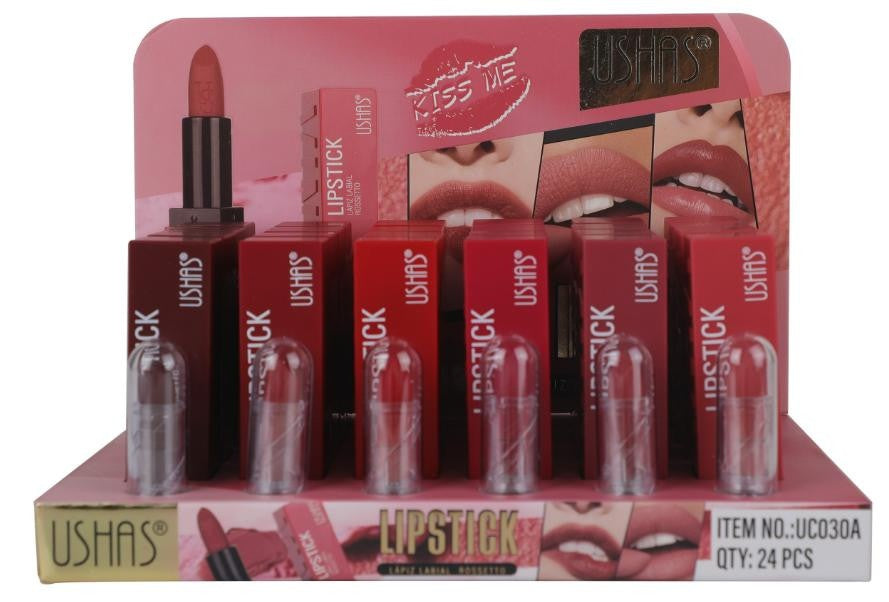 Ruj Matte USHAS Rossetto 3.8g , Culoare Intense si Finisaj Mat de Lunga Durata