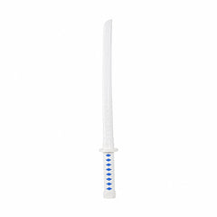Sabie cu teacă și lumini LED, cu detalii albastre, 67 cm – sabie de jucărie din plastic