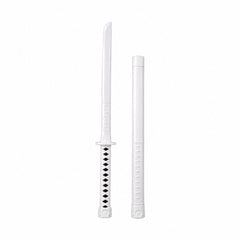Sabie cu teacă și lumini LED, cu detalii negre, 67 cm – sabie de jucărie din plastic