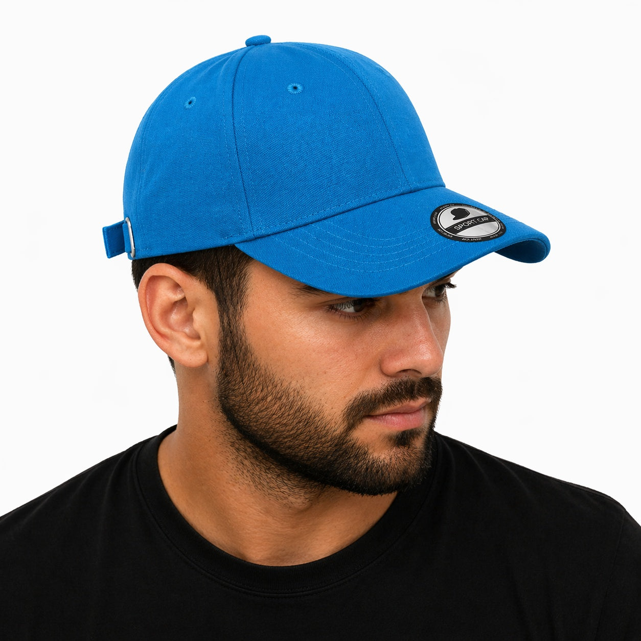 Sapca albastru neon reglabila unisex, stil casual