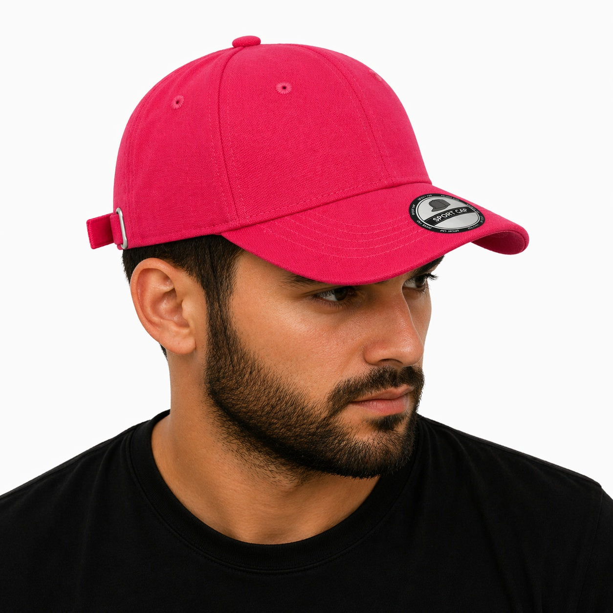 Sapca roz reglabila unisex, stil casual