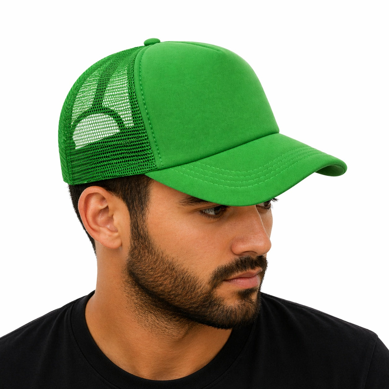 Sapca verde reglabila unisex, stil casual