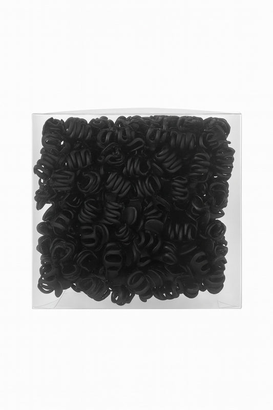 Set 100 clamite mici par, negre , accesorii rezistente pentru coafuri, prindere fixa