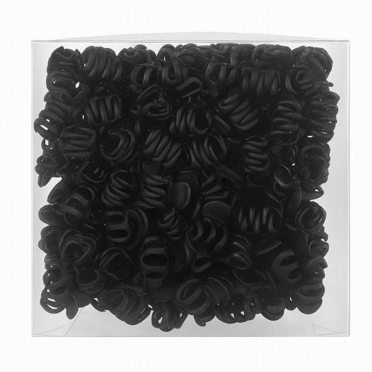 Set 100 clamite mici par, negre , accesorii rezistente pentru coafuri, prindere fixa