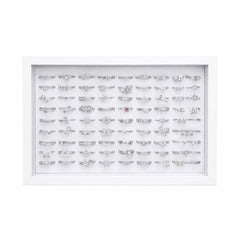 Set 100 inele argintii dama, modele diverse, marime reglabila, colectie eleganta ROXE
