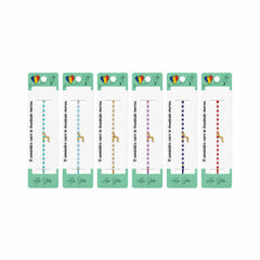 Set 12 Brățări cu Pandantiv Delfin, Reglabile, Multicolore