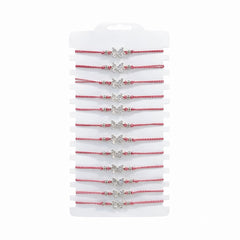 Set 12 bratari Martisor reglabile, Fluture cu cristale, Cadou 1 Martie