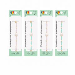 Set 12 Brățări Reglabile cu Pandantiv Scoică Perlată – Brățări Elegante de Mână cu Mărgele