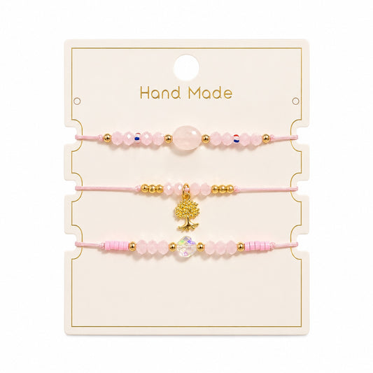 Set 12 Brățări Trio Handmade, copacul vietii – 36 Brățări Reglabile 16 cm, Design Delicat