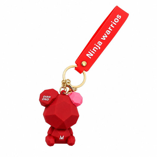 Set 12 Brelocuri Ursuleț 5,5 cm – Mix Culori, Accesorii pentru Chei și Ghiozdan