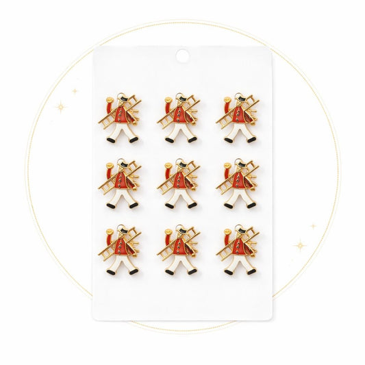 Set 12 brose Martisor pe carton prezentare, 17x10 cm, Cadou 1 Martie, Cosar cu scara