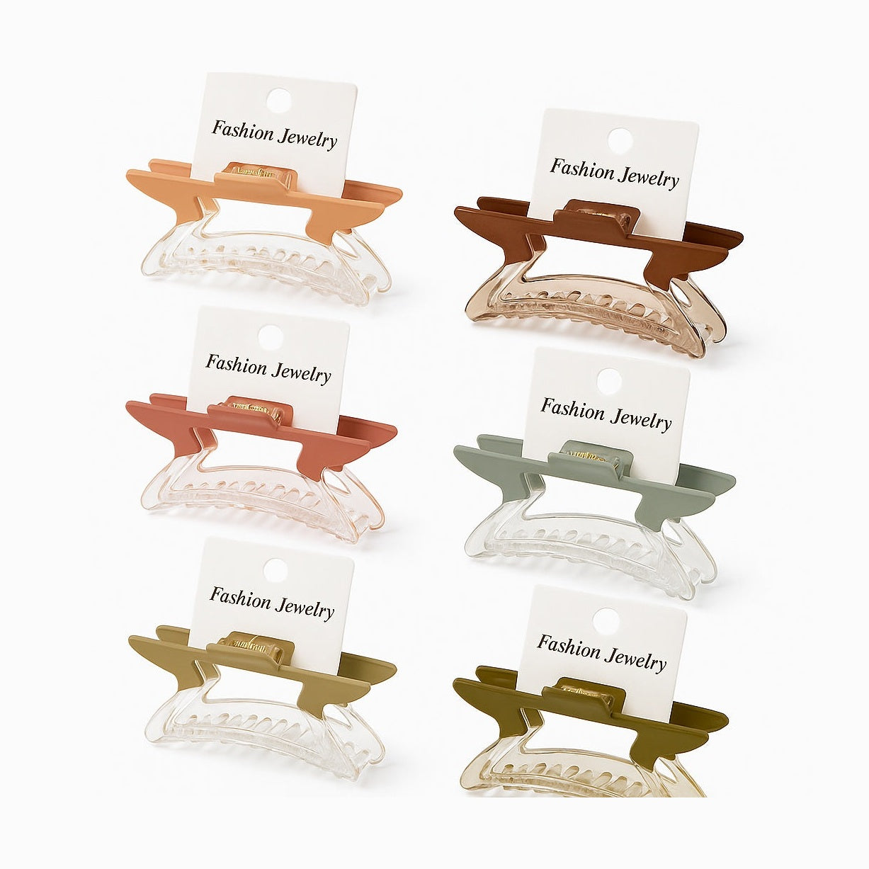 Set 12 Cleme Par 10cm Culori Naturale , Accesorii Rezistente cu Design Modern