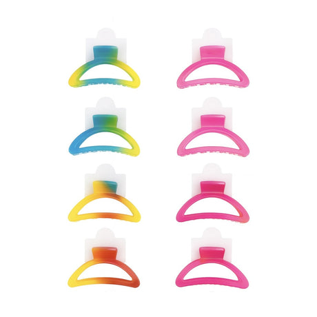 Set 12 Cleme Par 10cm Gradient , Accesorii Colorate si Rezistente pentru Par