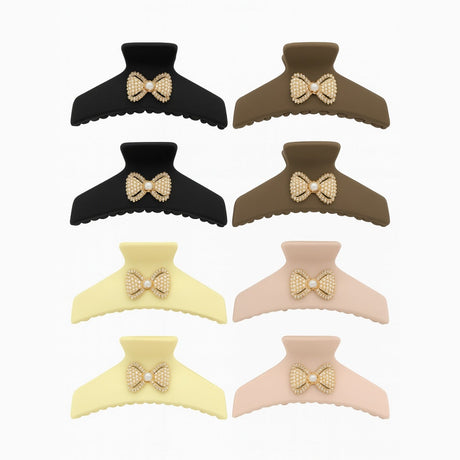 Set 12 Cleme Par 11cm cu Funda cu Perle , Accesorii Elegante Mat pentru Coafuri