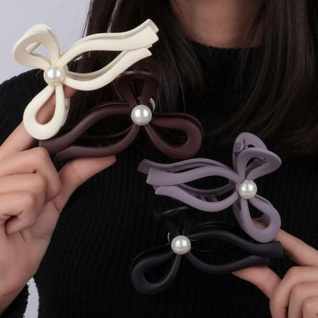 Set 12 Cleme Par 11cm Fundita cu Perla , Accesorii Elegante pentru Par