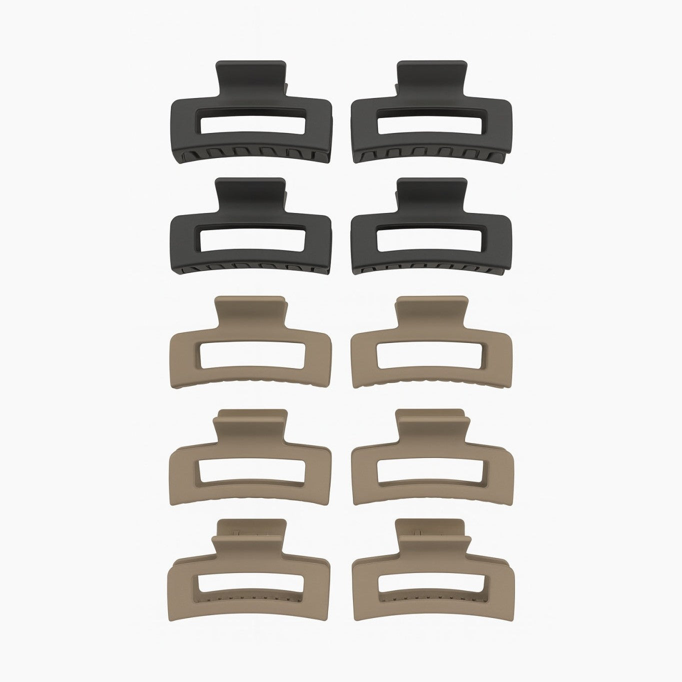 Set 12 Cleme Par 13cm Matte Neutre , Accesorii Rezistente pentru Par Lung