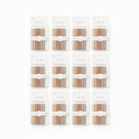 Set 12 elastice par nud, rezistente, 6 elastice pe card, pentru uz zilnic