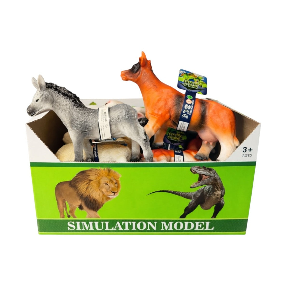 Set 12 Figurine Animale Domestice Realistice Din Plastic Educativ și Interactiv