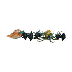 Set 12 figurine animale marine mari realistice din plastic, colectie ocean, 33x20 cm