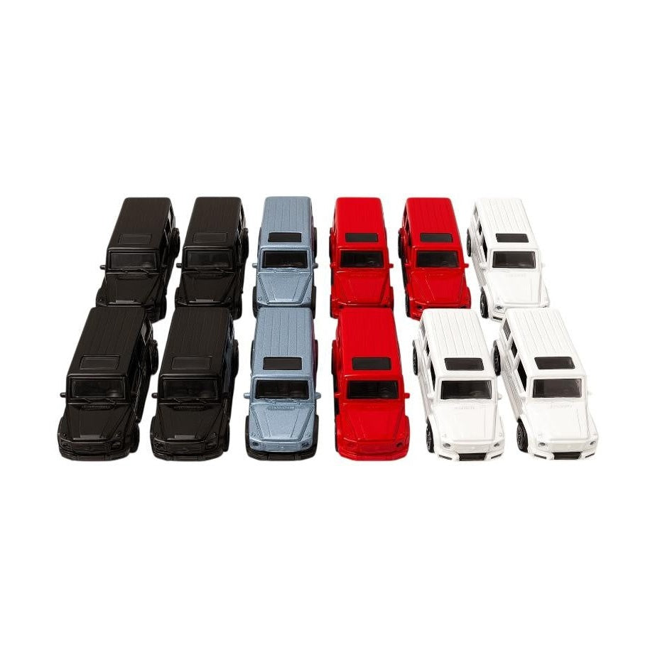 Set 12 Masinute metalice SUV QHT, Pull Back, 4 culori, 7 cm