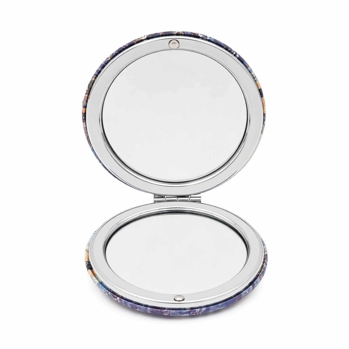 Set 12 oglinzi cosmetice rotunde cu delfini, 7cm, modele colorate, compacte
