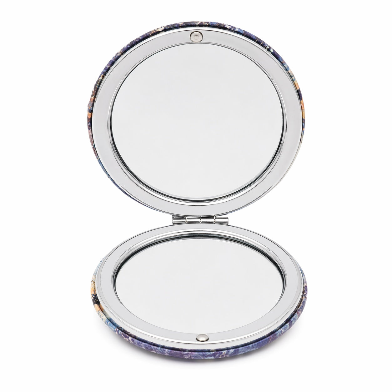 Set 12 oglinzi cosmetice rotunde cu delfini, 7cm, modele colorate, compacte