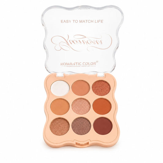 Set 12 Palete Farduri de Pleoape Romantic Color Glamour – 9 Nuanțe Mate și Sidefate