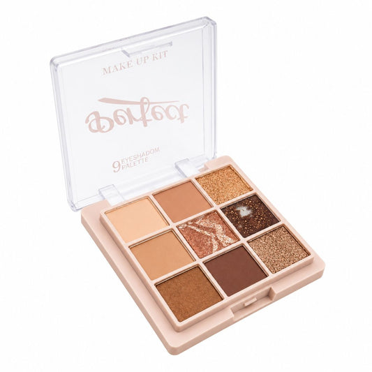 Set 12 Palete Farduri de Pleoape Romantic Color Perfect Make Up Kit – 9 Nuanțe Mate și Sidefate
