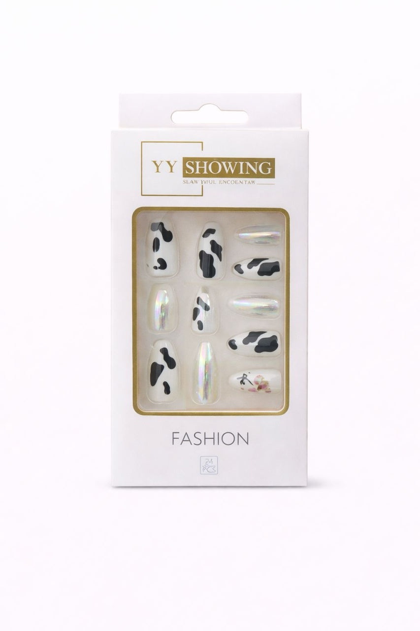Set 12 Perechi Unghii False Press-On YY Showing Fashion, Modele Decorative Diverse