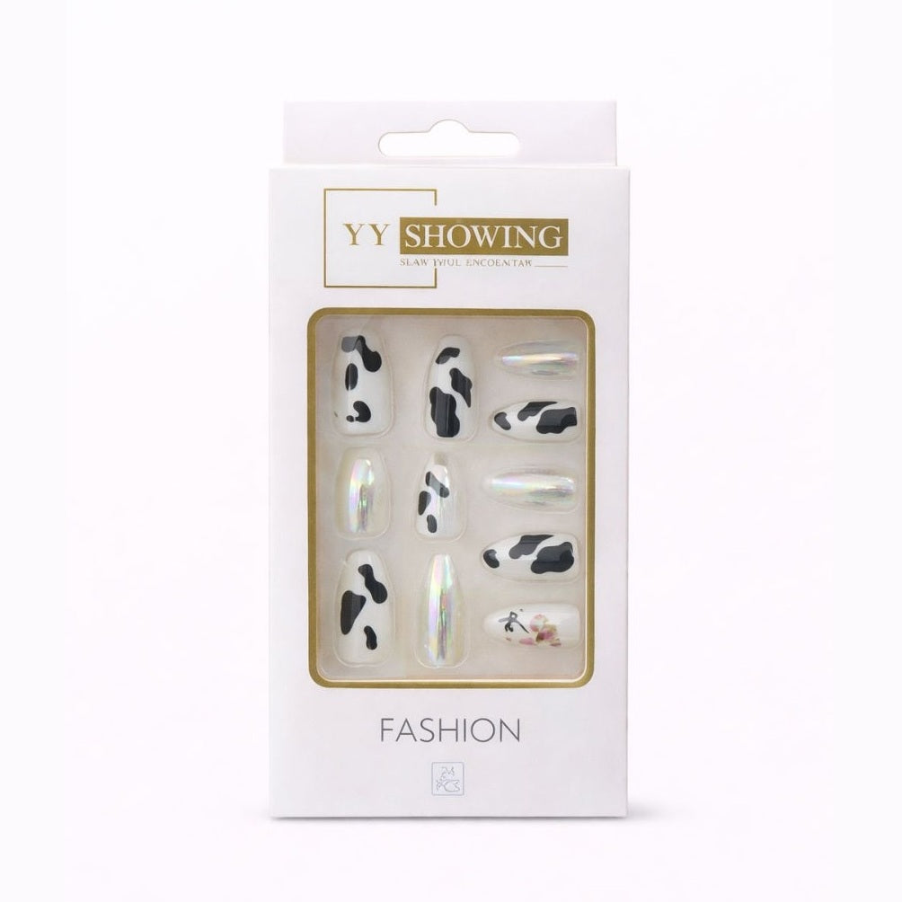 Set 12 Perechi Unghii False Press-On YY Showing Fashion, Modele Decorative Diverse