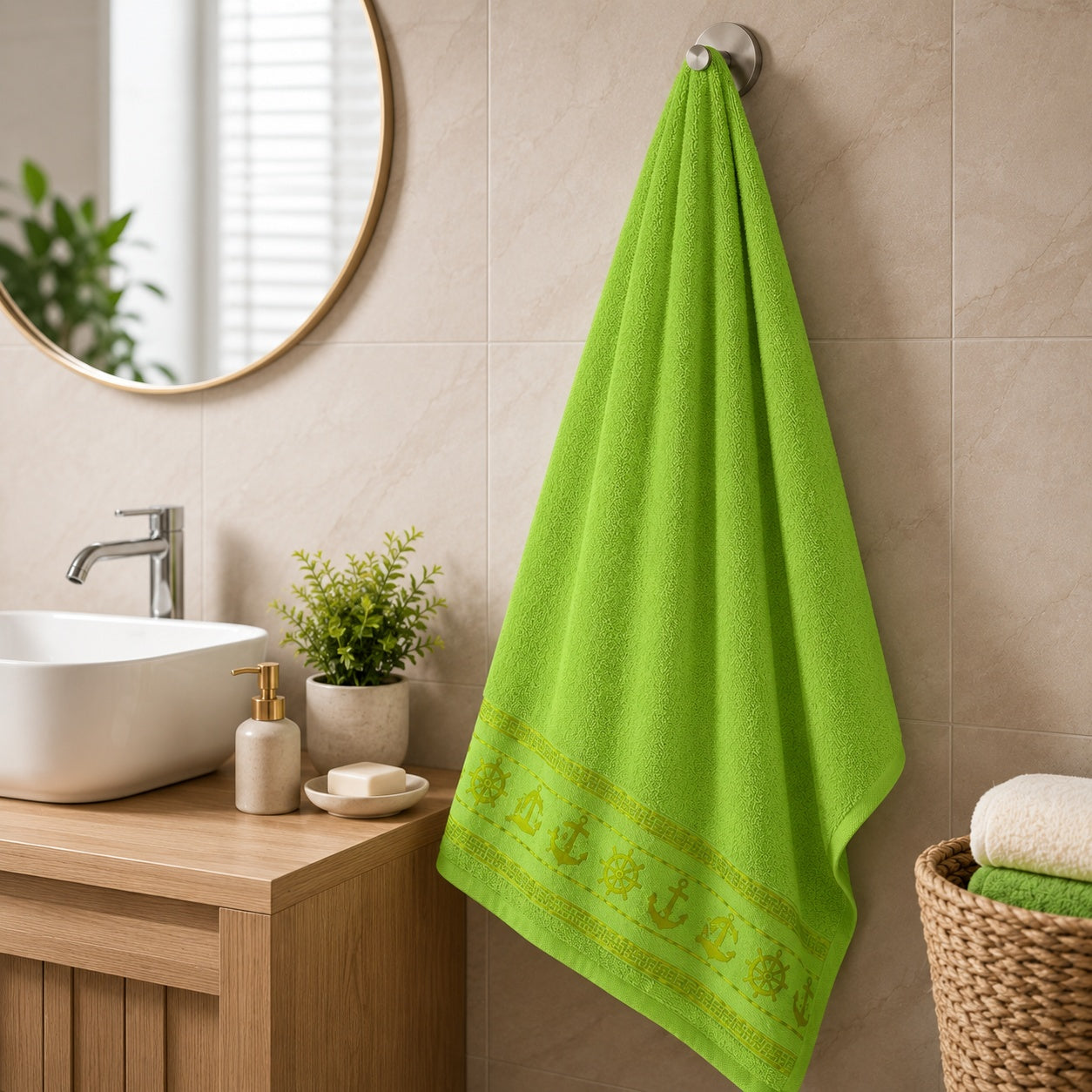 Set 12 Prosoape de Baie 70x140 cm – Prosoape Mari din Poliester, 6 Culori Elegante, Absorbante și Moi
