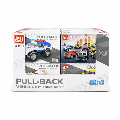Set 16 jocuri constructie vehicule interventii si utilaje, modele multiple, copii