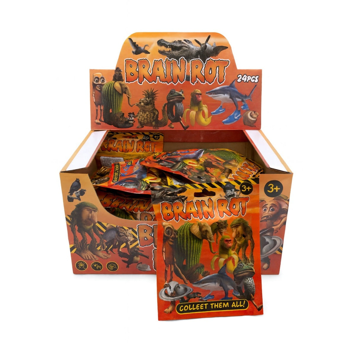 Set 24 Plicuri Surpriza , Figurine Creaturi Amuzante , 3+