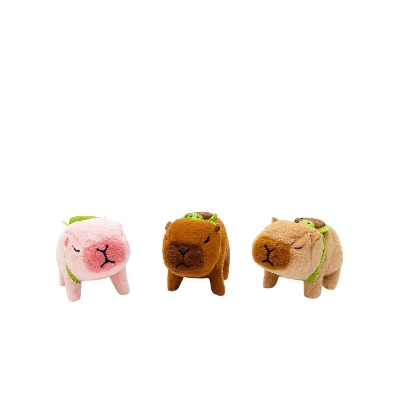 Set 3 capibara interactive de plus, cu muzica si mers, jucarie pentru copii