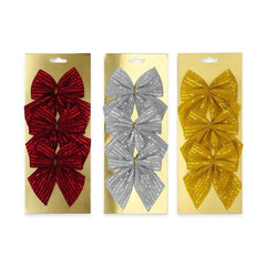 Set 3 fundite decorative paiete culori combinate 28x12 cm