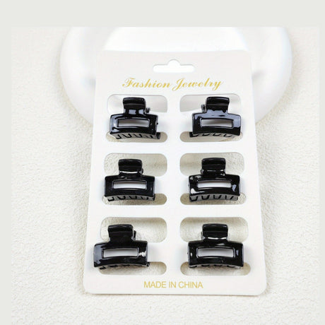 Set 30 Seturi Clamute Par Negre Mini , 6 Buc pe Set, Modele Mix Accesorii