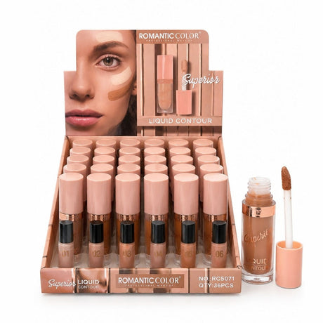 Set 36 Contur Lichid Romantic Color Superior – Contouring Profesional pentru Definire și Sculptare