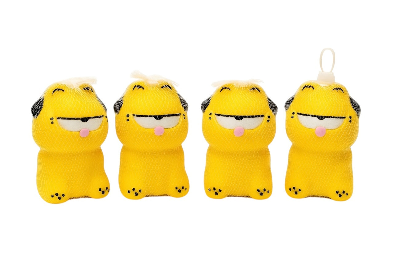 Set 4 jucarii antistres pisica galbena , squishy moale, amuzant, pentru copii si adulti