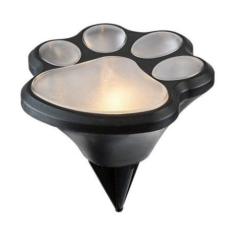 Set 4 Lampi Solare Decorative pentru Gradina, Forma Labuta, Lumina rece, Negru