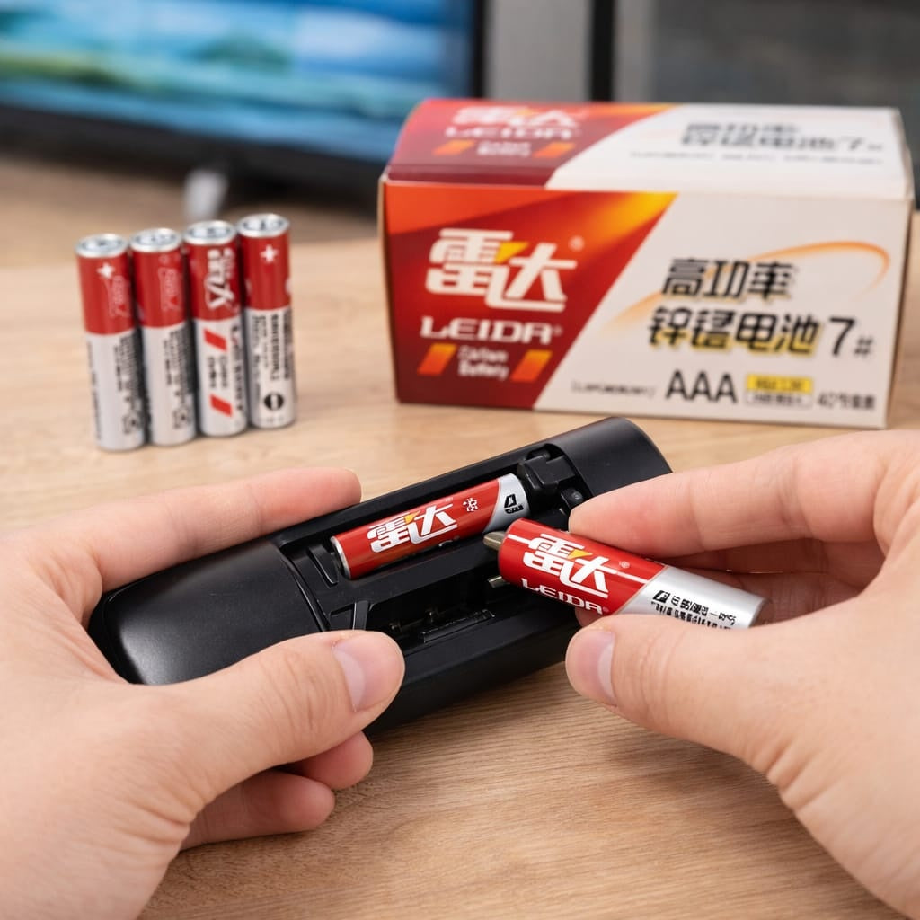 Set 40 baterii R3 AAA zinc carbon 1.5V pentru telecomenzi si dispozitive