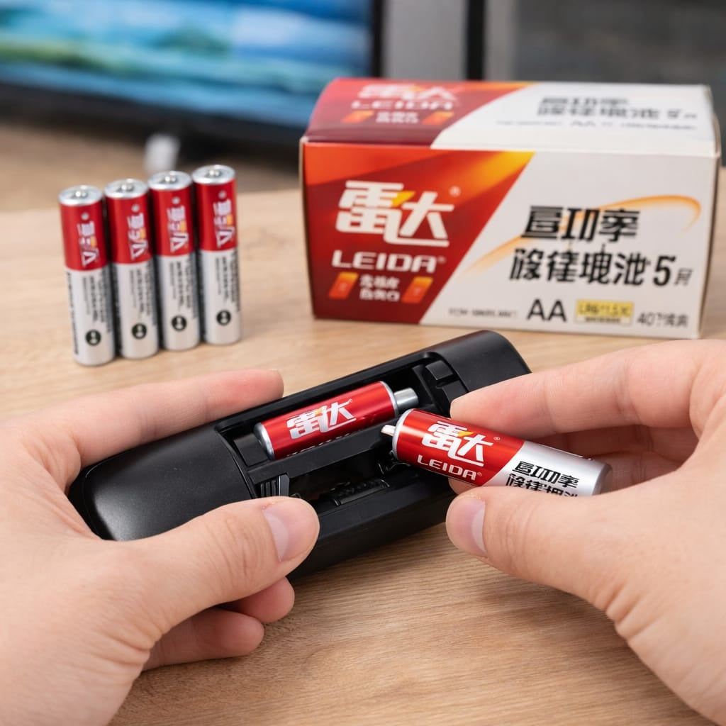 Set 40 baterii R6 AA zinc carbon 1.5V pentru telecomenzi si dispozitive